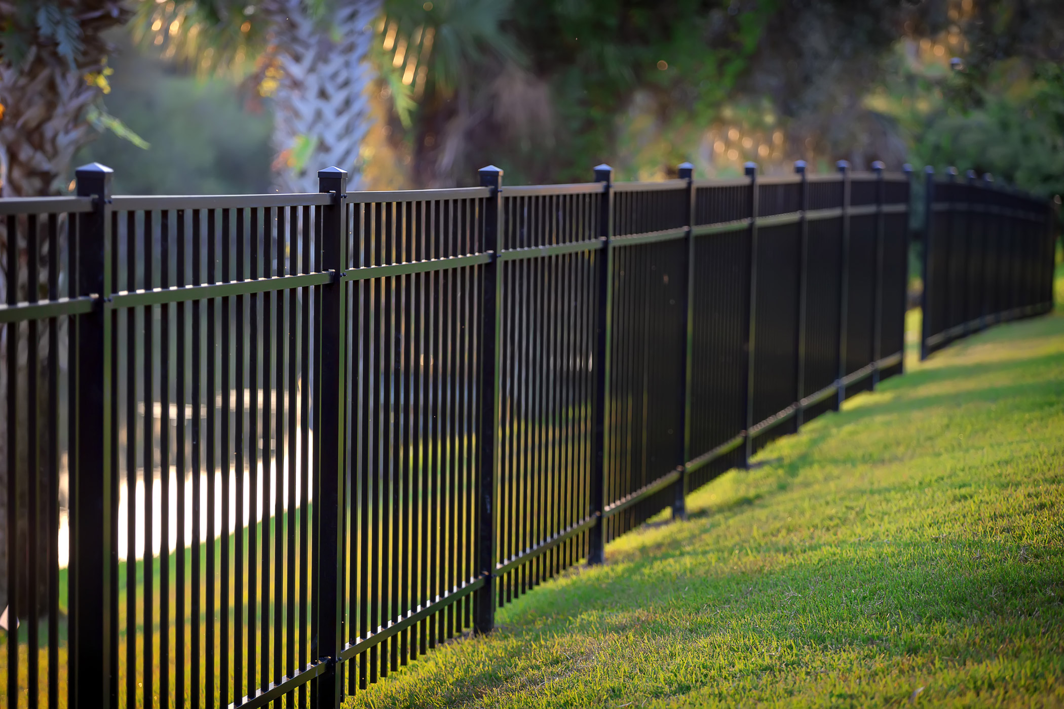 deck and fence